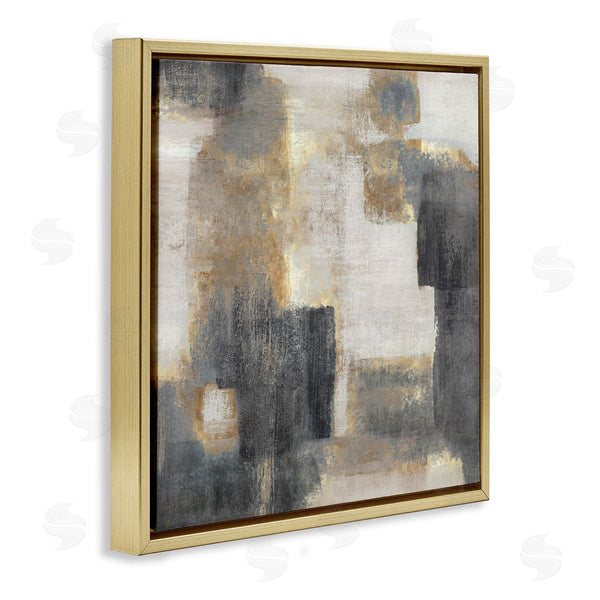 Stupell Industries Hannah Dawson | Rustic Paint Strokes With Glam Undertones