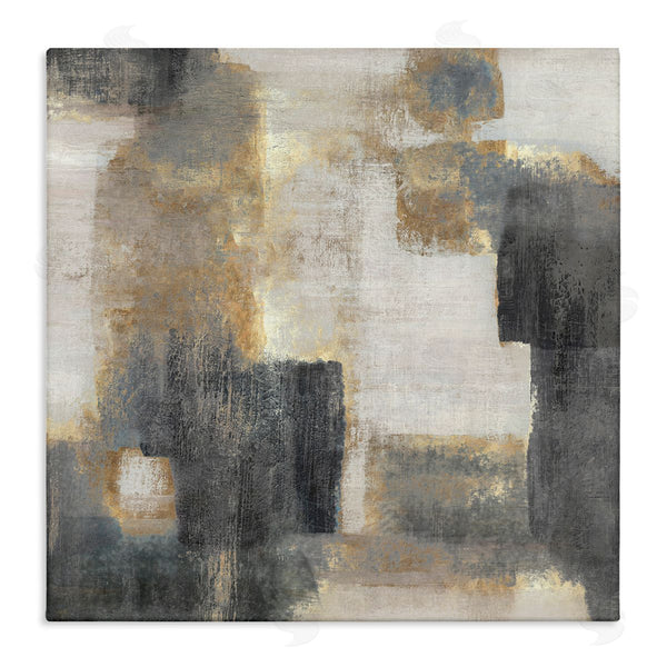 stupell industries Hannah Dawson | Rustic Paint Strokes with Glam Undertones