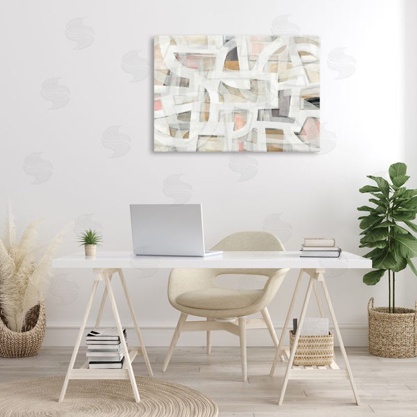 Stupell Industries Hannah Dawson | Soft Angles Abstraction