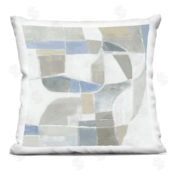stupell industries Hannah Dawson | Subtle Flow Geometrics Printed Throw Pillow
