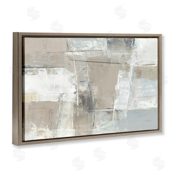 Stupell Industries Hannah Dawson | Subtle Structured Neutral Abstract