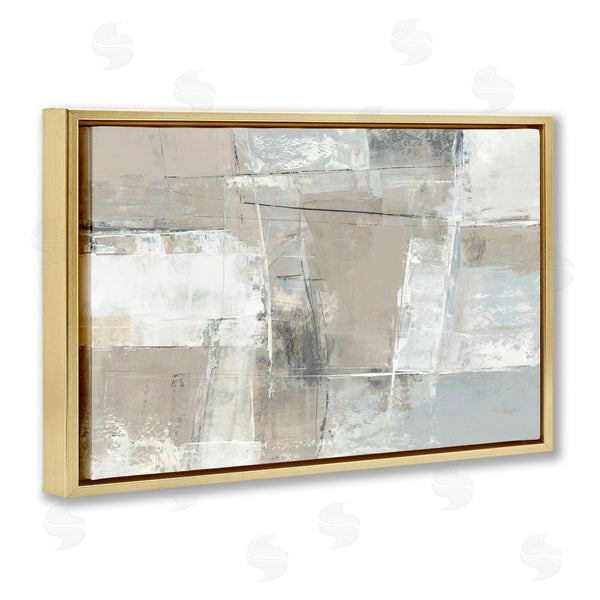 Stupell Industries Hannah Dawson | Subtle Structured Neutral Abstract