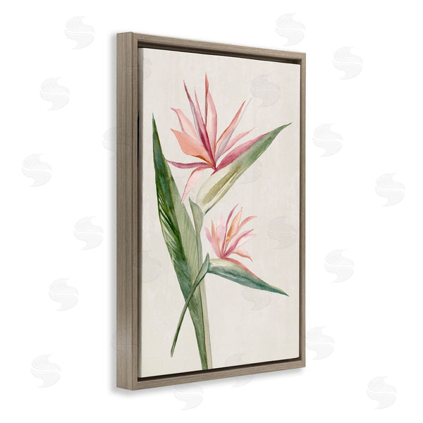 Stupell Industries Hannah Dawson | Tropical Grace Birds Of Paradise Wall Art