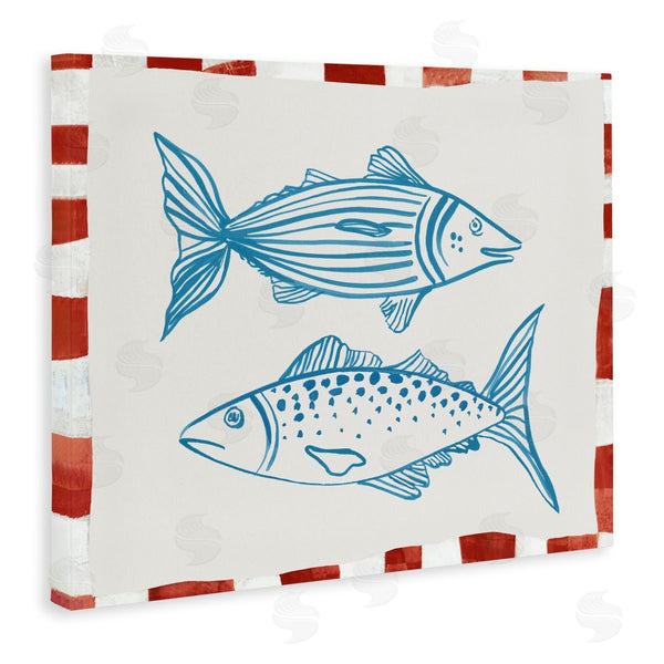 Stupell Industries Hannah Dawson | Two Ocean Fish Sketch