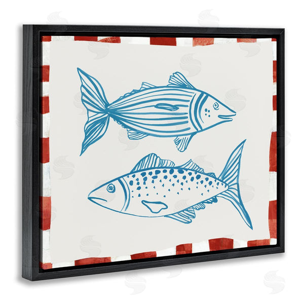 Stupell Industries Hannah Dawson | Two Ocean Fish Sketch