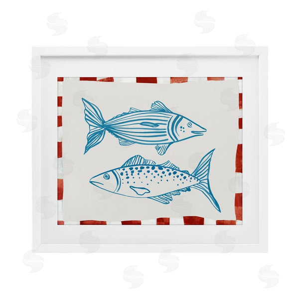 stupell industries Hannah Dawson | Two Ocean Fish Sketch