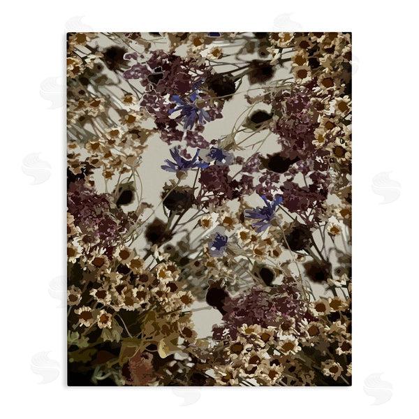 stupell industries Hannah Heemsbergen | Darkened Wildflower Cluster Group of Tuscan Florals Wall Art