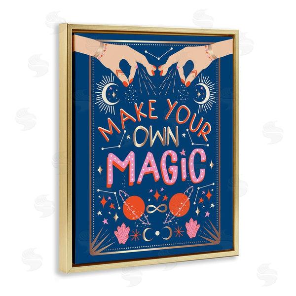 Stupell Industries Hannah Heemsbergen | Make Your Magic Phrase Fashion Hands And Constellations
