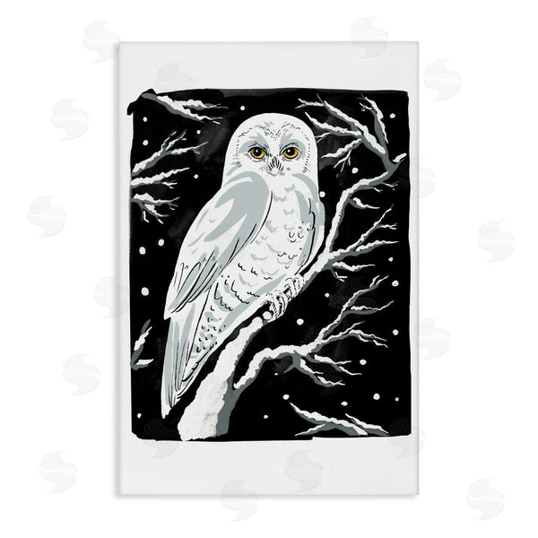 stupell industries Hannah Moren | Forest Owl & Calm Snowfall