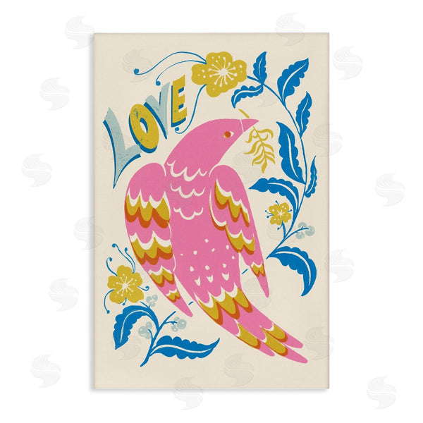stupell industries Hannah Moren | Groovy Folk Love Bird