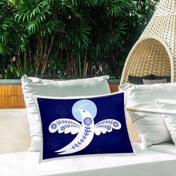 Stupell Industries Hannah Moren | Peace Dove With Folk Florals