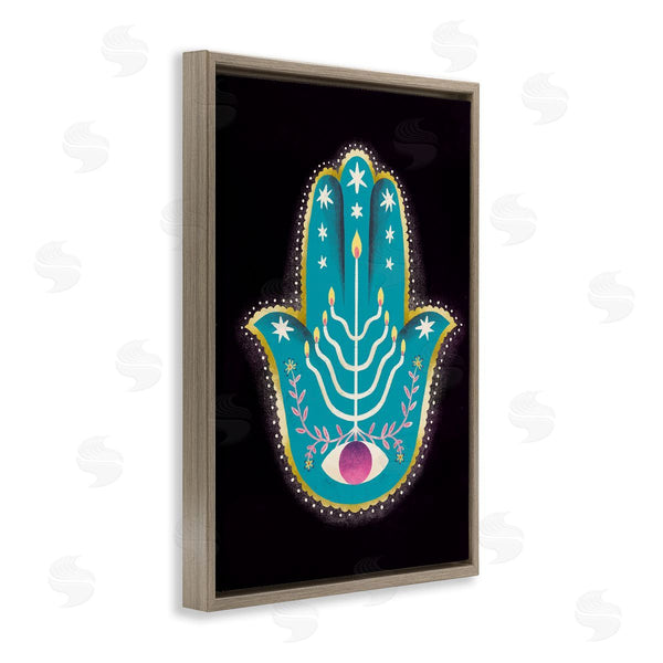 Stupell Industries Hannah Moren | Spiritual Folk Style Hamsa