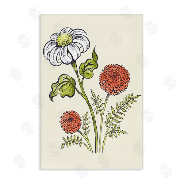 stupell industries Hannah Moren | Vintage Style Garden Blossoms