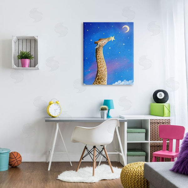 Stupell Industries Hannah Spiegleman | Giraffe In Night Sky Wall Art
