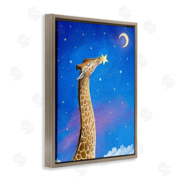 Stupell Industries Hannah Spiegleman | Giraffe In Night Sky Wall Art