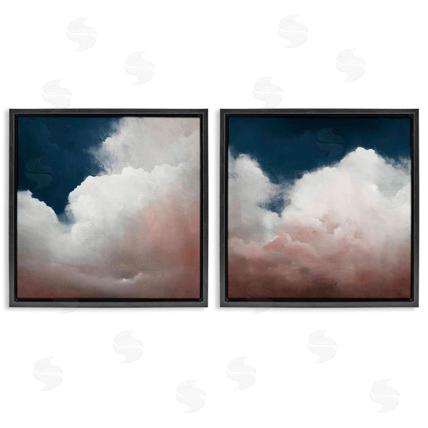 Stupell Industries Haxton | Fluffy Clouds Deep Blue Sky Landscape Wall Art