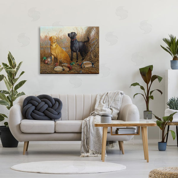 Stupell Industries Hayden Lambson | Hunting Dogs With Decoys Wall Art