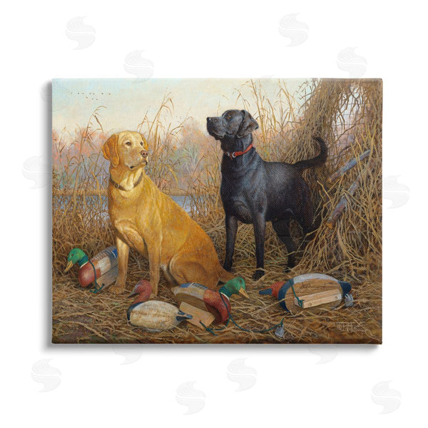 stupell industries Hayden Lambson | Hunting Dogs with Decoys Wall Art
