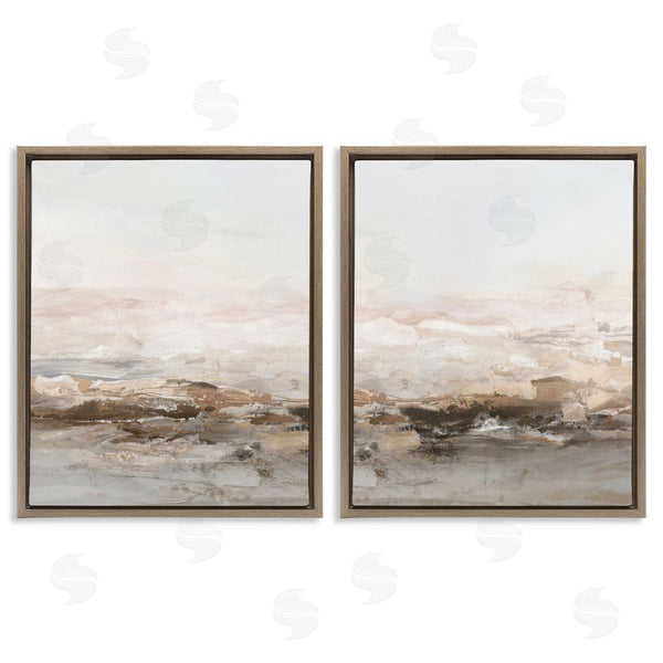 Stupell Industries Hazel J. | Muted Horizon Neutral Tones
