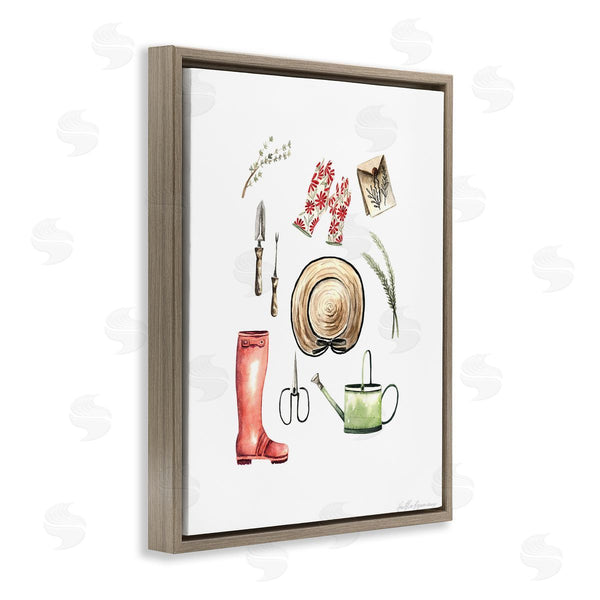 Stupell Industries Heather Desormeaux | Gardening Tools Chart
