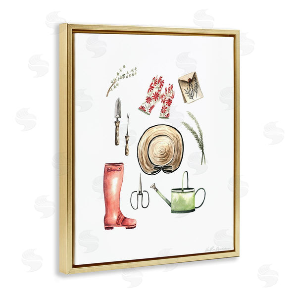 Stupell Industries Heather Desormeaux | Gardening Tools Chart