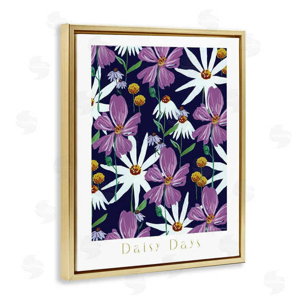 Stupell Industries Heather Desormeaux | Purple Daisy Days