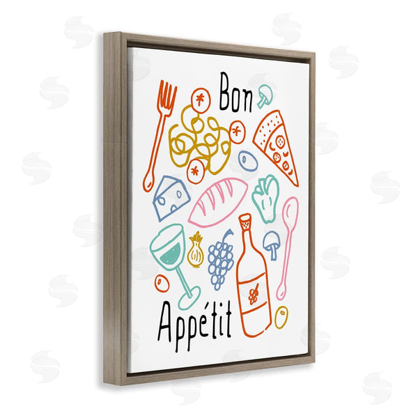 Stupell Industries Heather Dutton | Bon Appetit Colorful Sketches