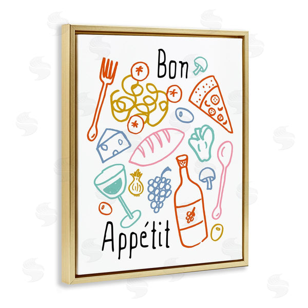 Stupell Industries Heather Dutton | Bon Appetit Colorful Sketches