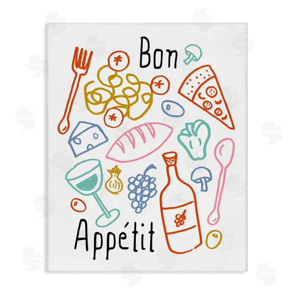 stupell industries Heather Dutton | Bon Appetit Colorful Sketches