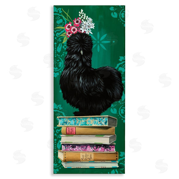 stupell industries Heather Gauthier | Country Chicken on Bookstack Wall Art