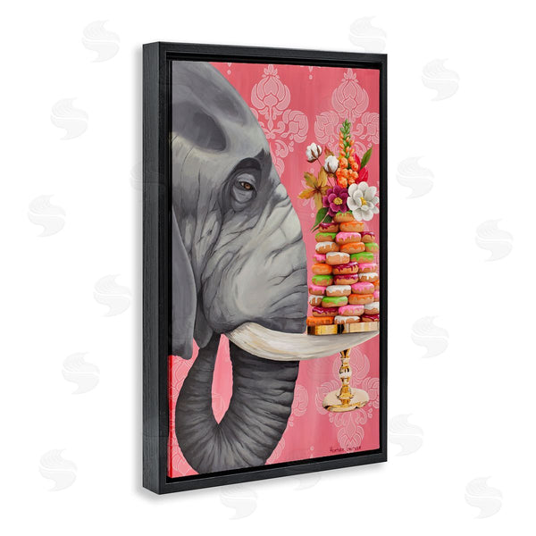 Stupell Industries Heather Gauthier | Elephant & Stacked Desserts Wall Art