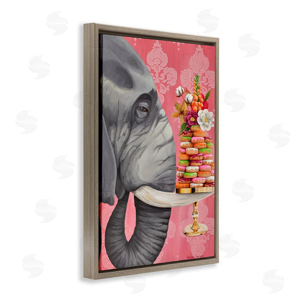 Stupell Industries Heather Gauthier | Elephant & Stacked Desserts Wall Art
