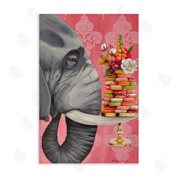 stupell industries Heather Gauthier | Elephant & Stacked Desserts Wall Art