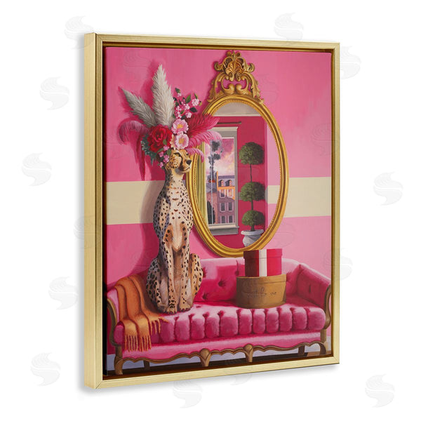 Stupell Industries Heather Gauthier | Sophisticated Leopard On Couch