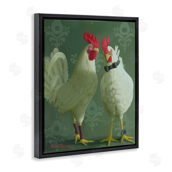 Stupell Industries Heather Gauthier | Stylish Roosters Pair