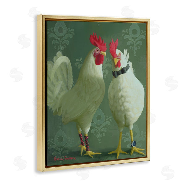 Stupell Industries Heather Gauthier | Stylish Roosters Pair