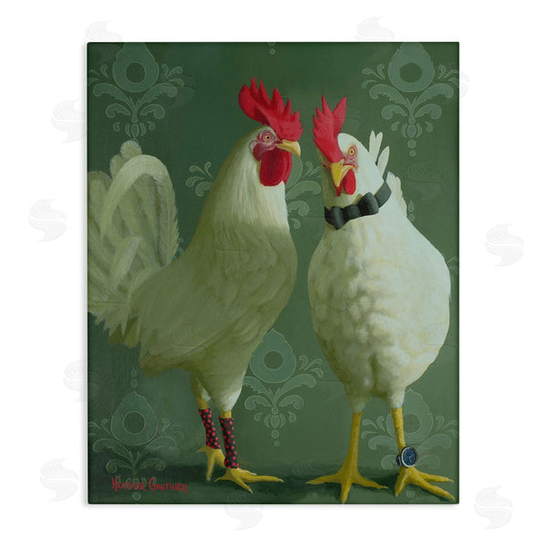 stupell industries Heather Gauthier | Stylish Roosters Pair