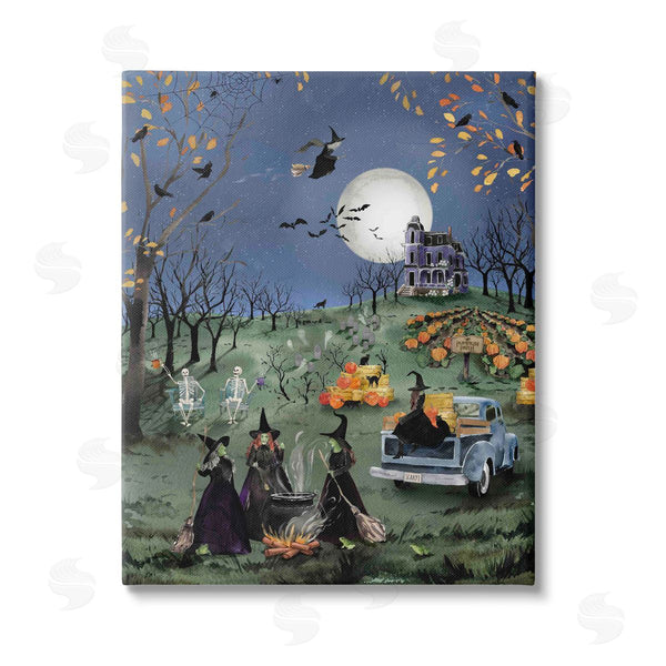 stupell industries Heather Lee Chan | Autumnal Witches Scene Wall Art