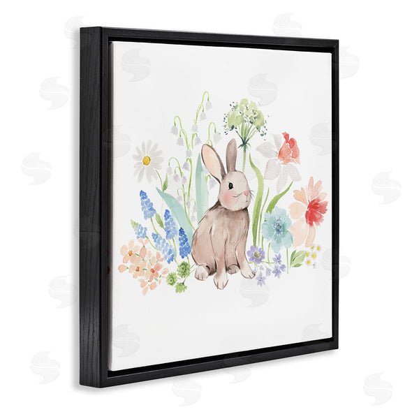 Stupell Industries Heather Lee Chan | Bunny In Flower Meadow Wall Art