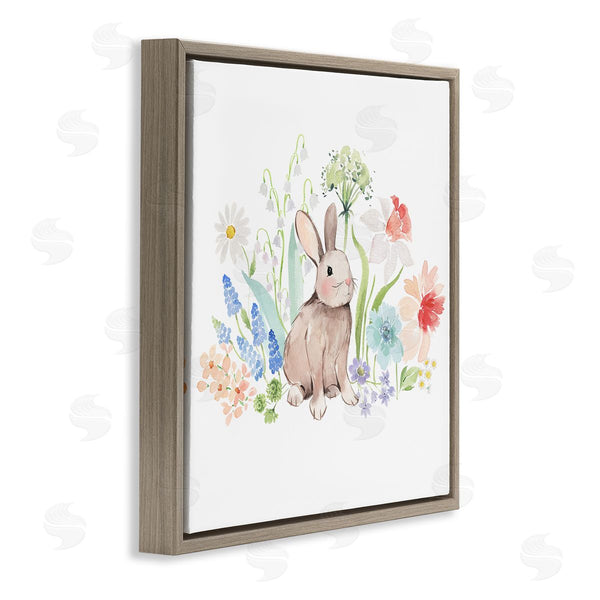 Stupell Industries Heather Lee Chan | Bunny In Flower Meadow Wall Art