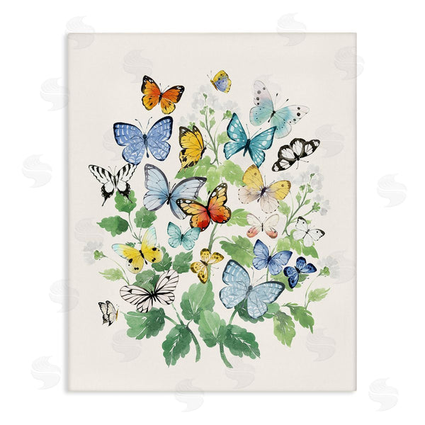stupell industries Heather Lee Chan | Butterflies & Spring Florals Wall Art