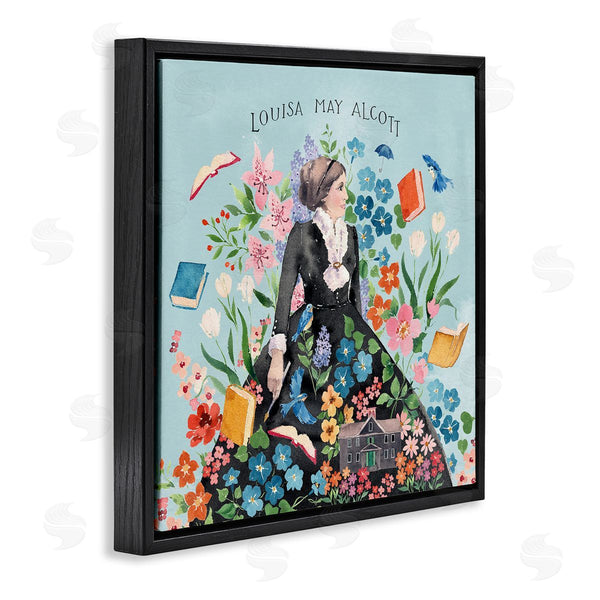 Stupell Industries Heather Lee Chan | Louisa May Alcott Portrait Wall Art