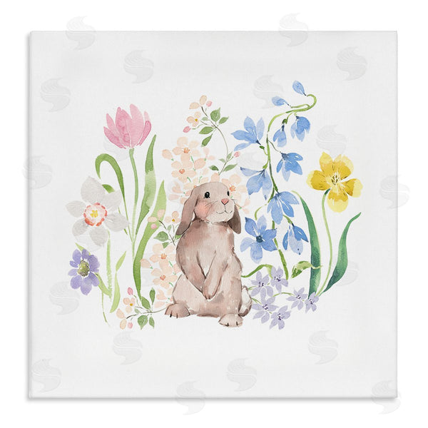 stupell industries Heather Lee Chan | Spring Flowers & Rabbit Wall Art