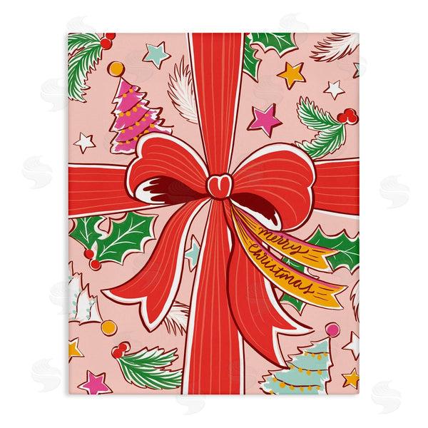 stupell industries Heather McLaughlin | Christmas Bow and Trees