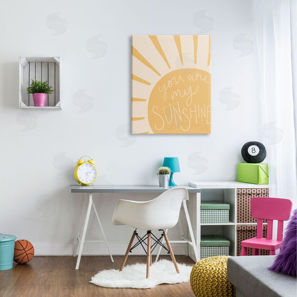 Stupell Industries Heather McLaughlin | You Are My Sunshine Simplistic Sun Beam Rays Wall Art