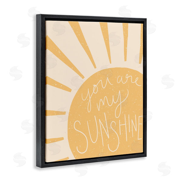 Stupell Industries Heather McLaughlin | You Are My Sunshine Simplistic Sun Beam Rays Wall Art