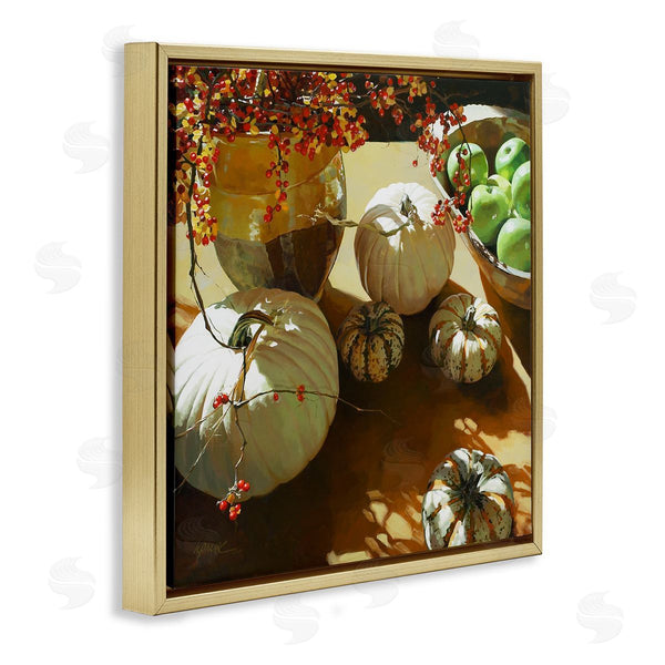 Stupell Industries Heide Presse | Autumn Pumpkin Harvest Table Wall Art