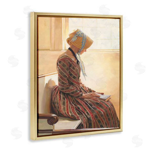 Stupell Industries Heide Presse | Female In Traditional Clothing With Book