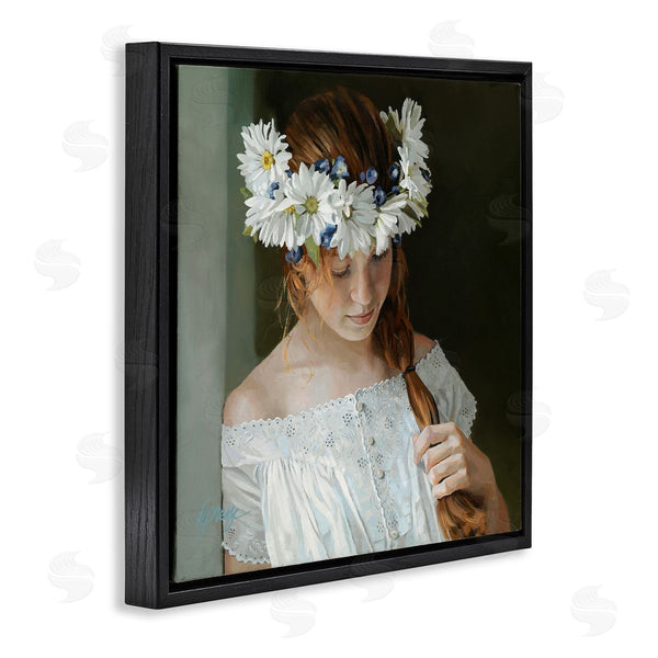 Stupell Industries Heide Presse | Girl With Floral Daisy Crown Wall Art