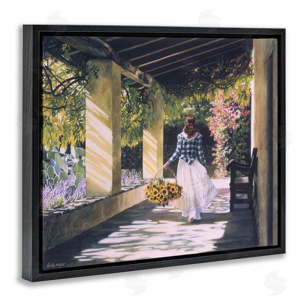 Stupell Industries Heide Presse | Girl With Sunflower Basket